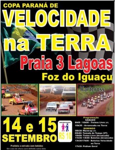 Velocidade na Terra em Foz