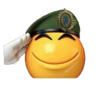 comando solider saluting emoji